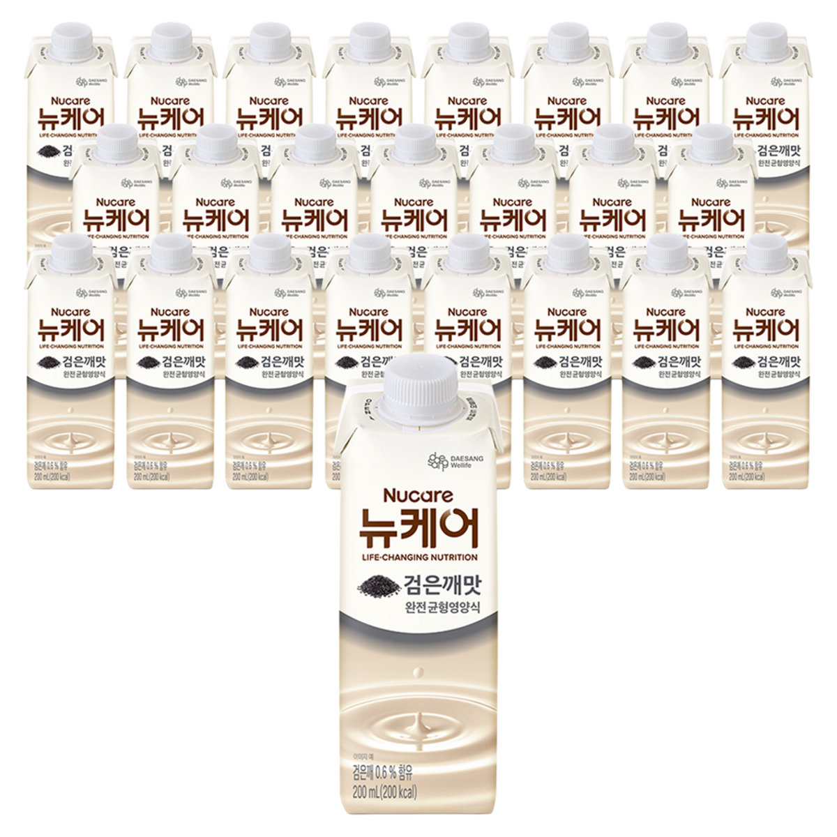 뉴케어 완전 균형영양식 검은깨맛, 200ml, 24개