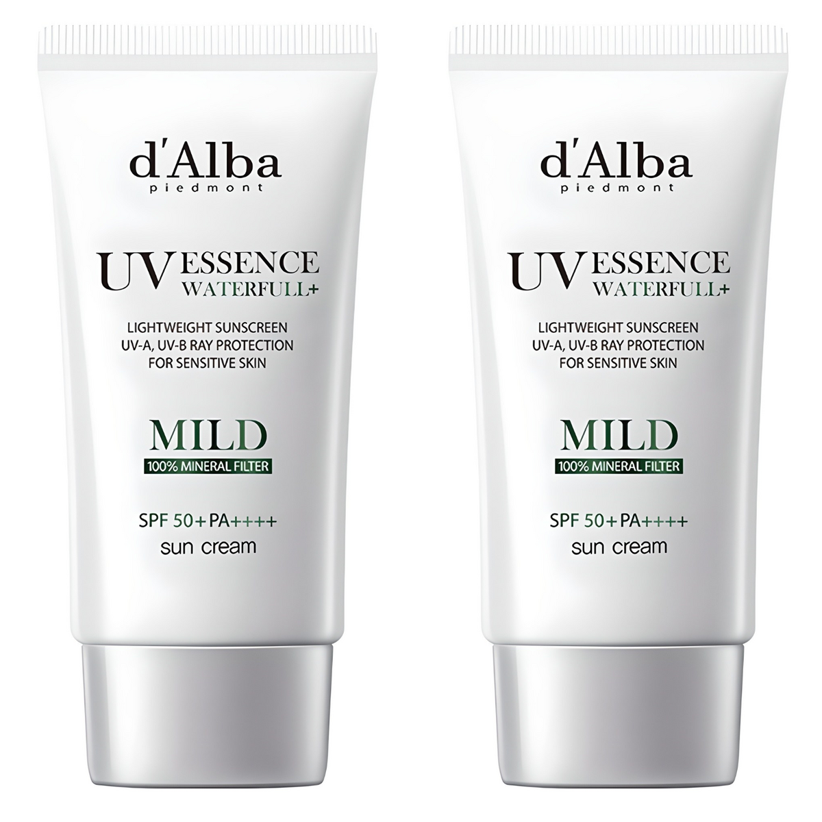 달바 워터풀 마일드 선크림 SPF50+ PA++++, 50ml, 2개