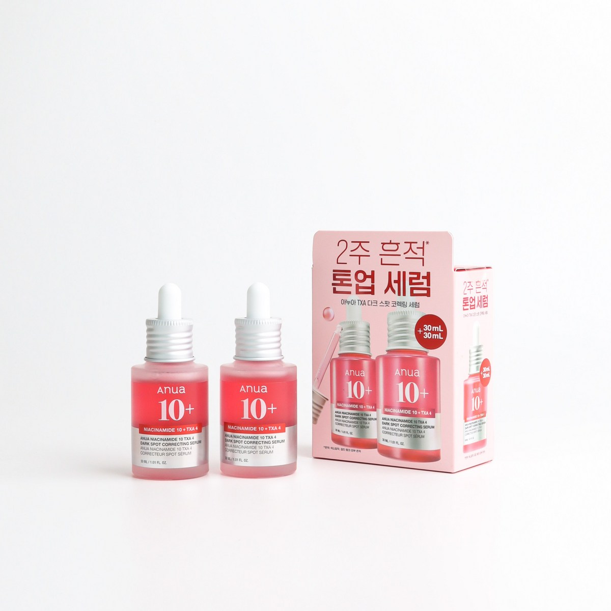 아누아 TXA 나이아신 흔적 세럼 1+1, 30ml, 2개
