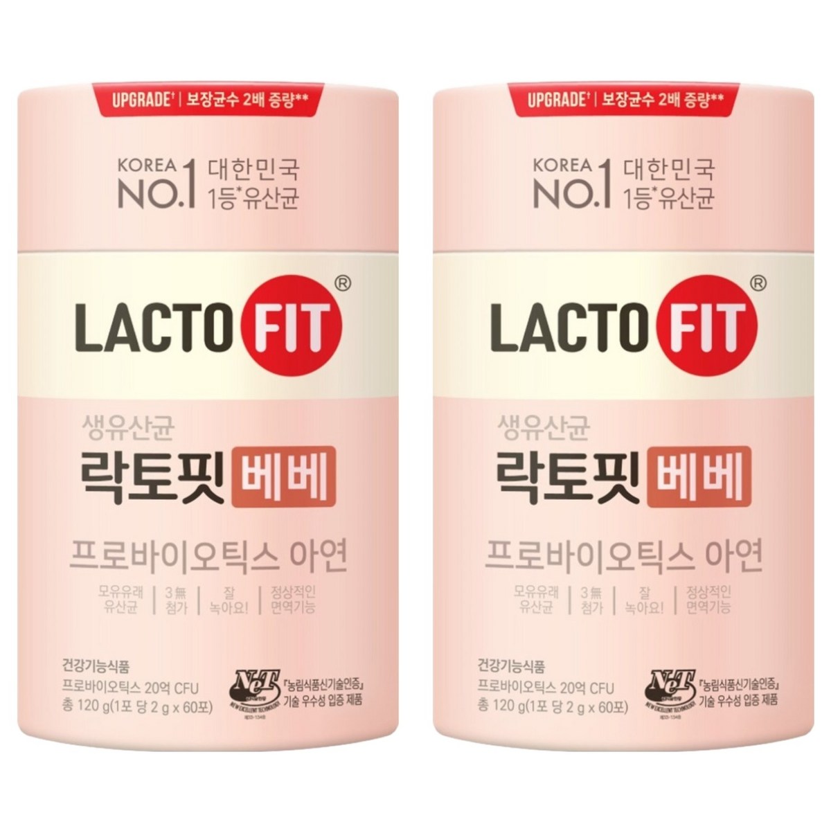락토핏 베베 유산균, 120g, 2개