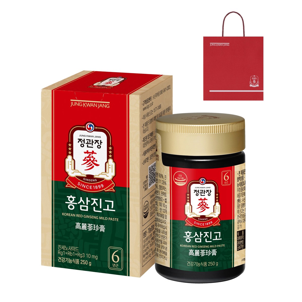 정관장 정품 홍삼진고+쇼핑백, 250g, 1개