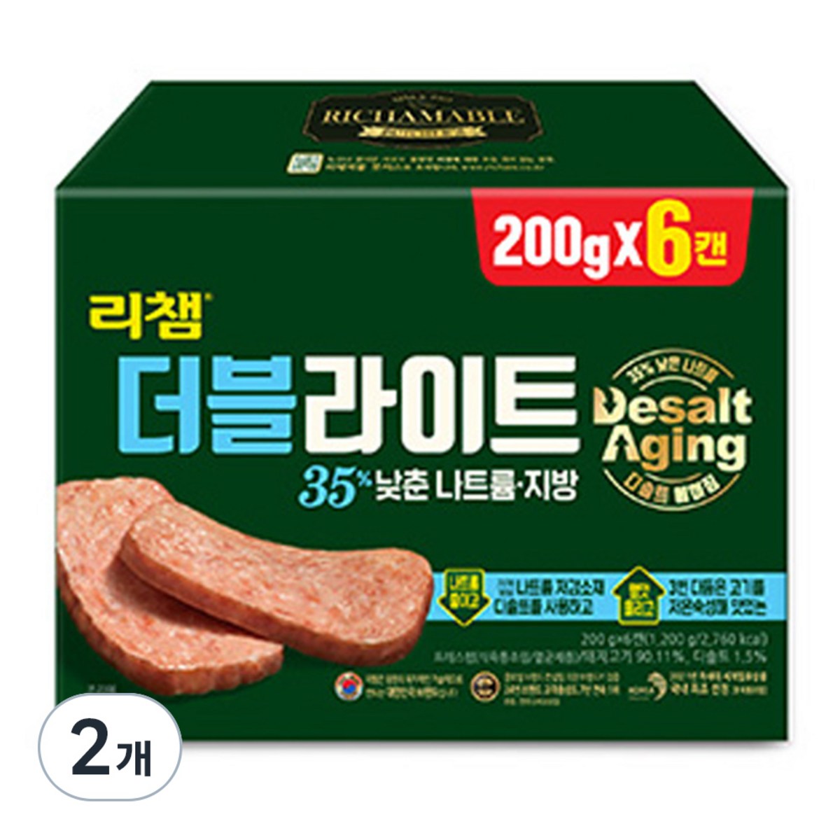 리챔 더블 라이트, 200g, 12개