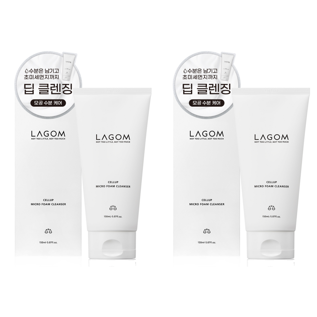 라곰 셀럽 마이크로 폼 클렌저, 150ml, 2개