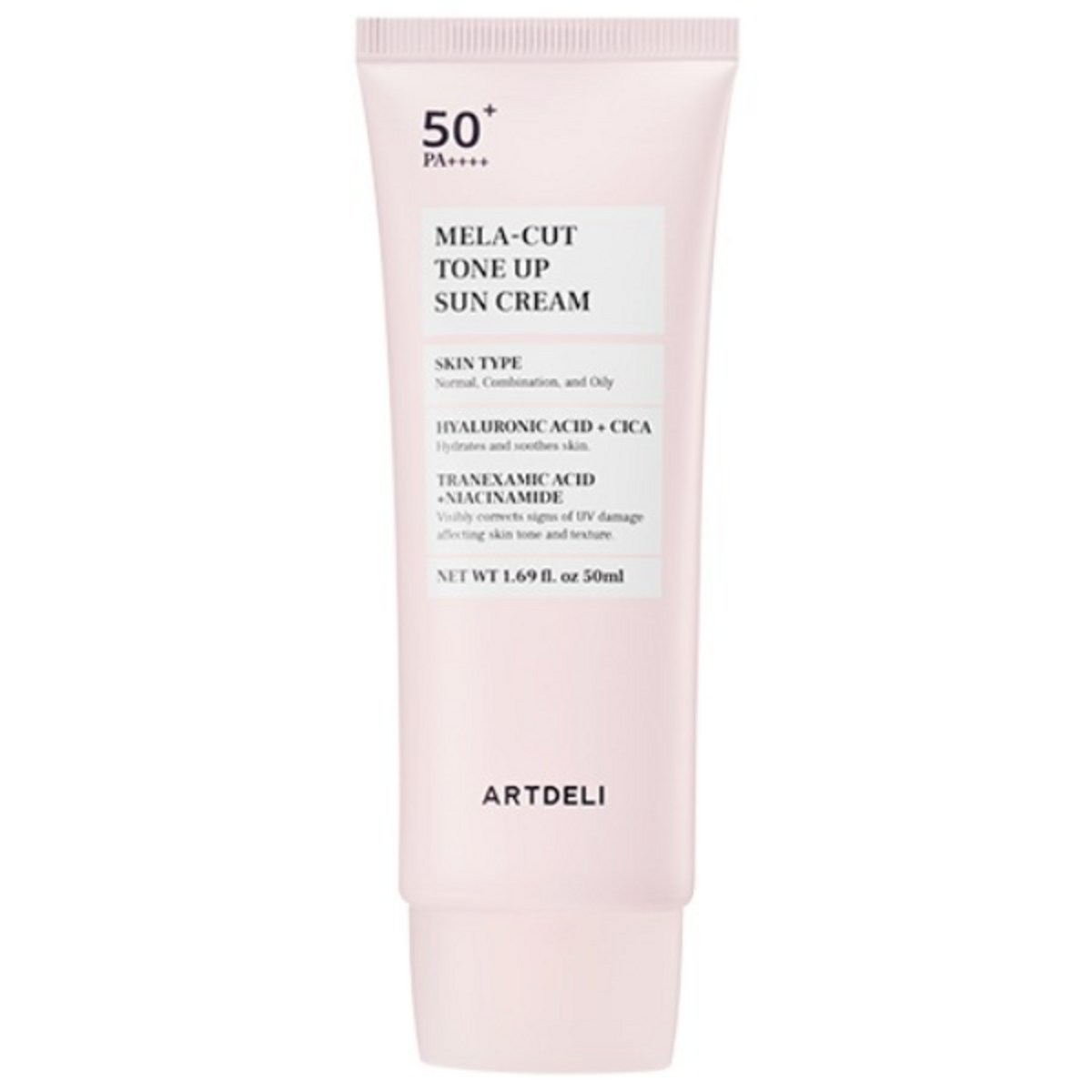 아트델리 멜라 컷 톤업 선크림 SPF50+PA++++/기미 잡티, 3개, 50ml