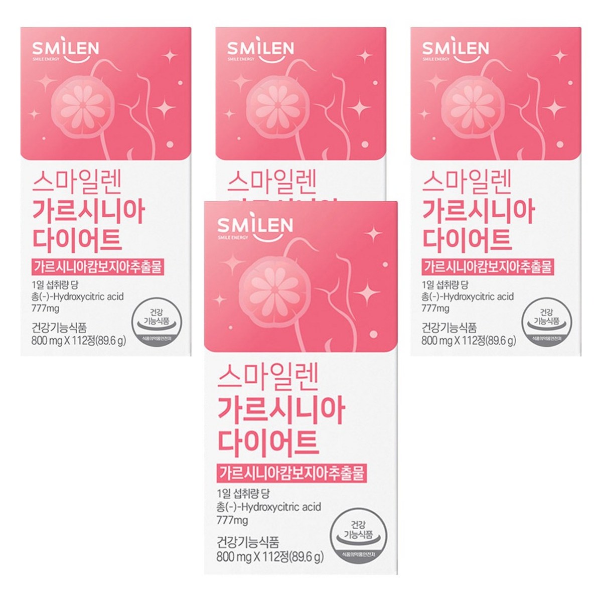 스마일렌 가르시니아 다이어트, 112정, 4개