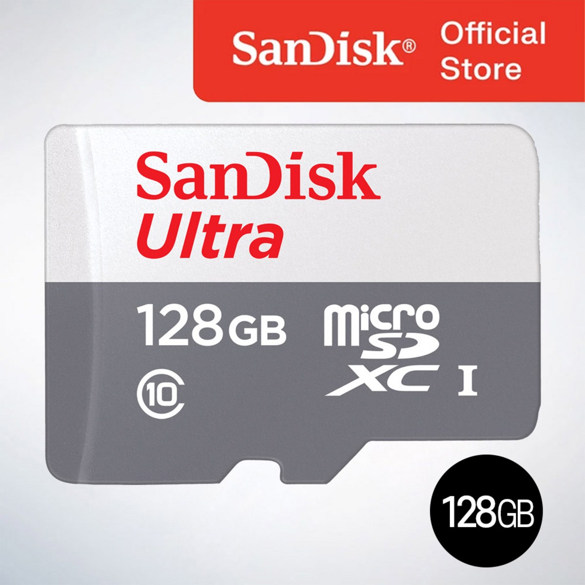 샌디스크 울트라 마이크로 SD 메모리카드 SDSQUNR, 1개, 128GB