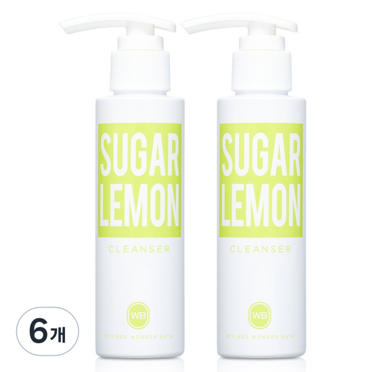 원더바스 조성아 레몬청 클렌저, 120ml, 6개
